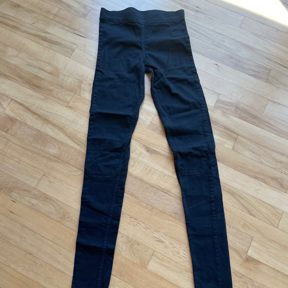 Rick Owens DRKSHDW black stretch denim leggings XS NWOT